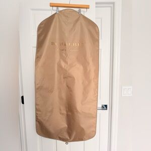 Authentic Burberry Beige Gold Logo Garment/ Travel dust bag